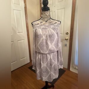 NWT White House Black Market Bohemian Blouson Dress Size Medium
